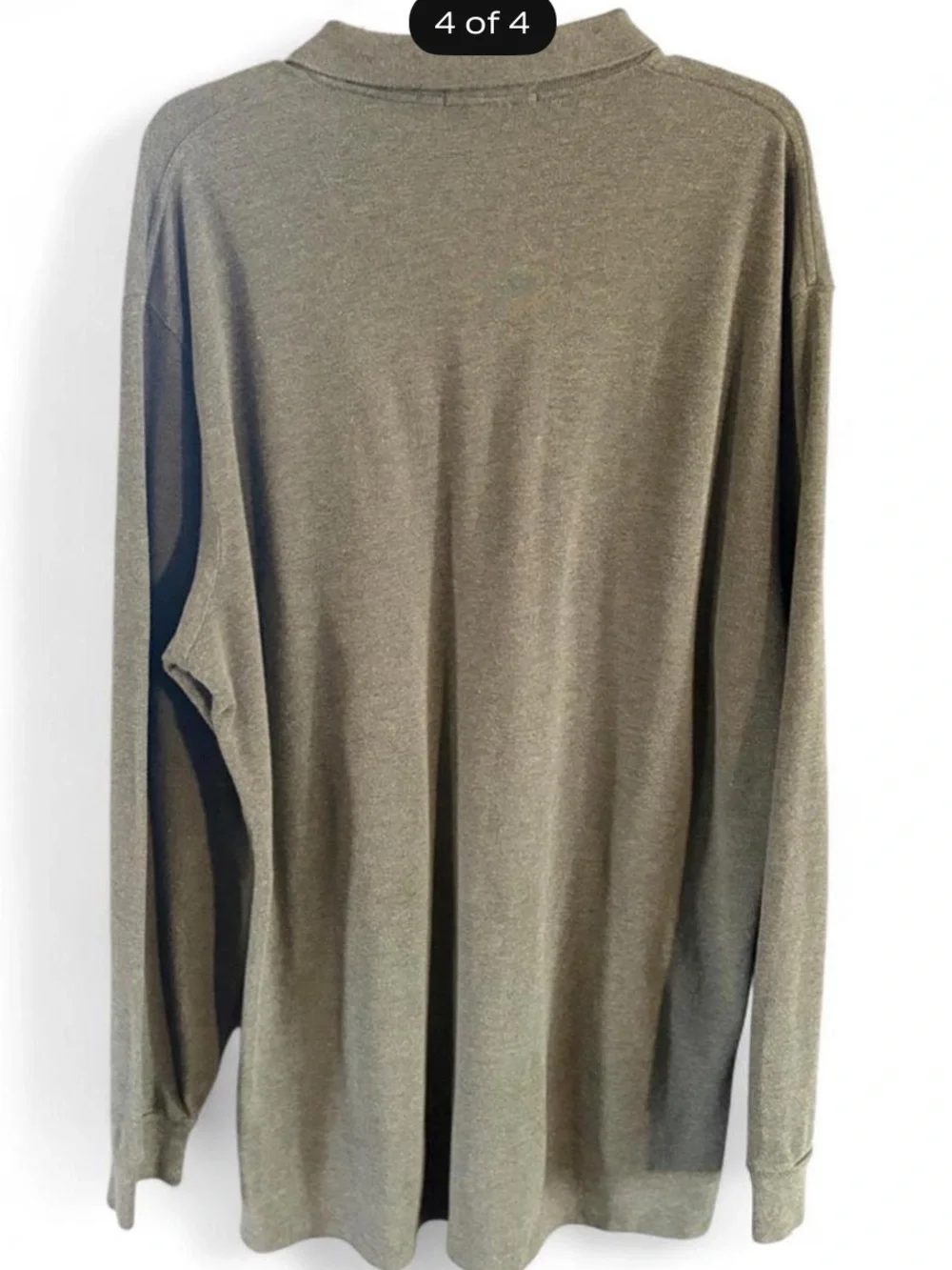 Polo Ralph Lauren Long-Sleeve Polo Shirt -  Olive size X-Large